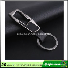 Heißestes kundenspezifisches Metallpu Leder Keychain